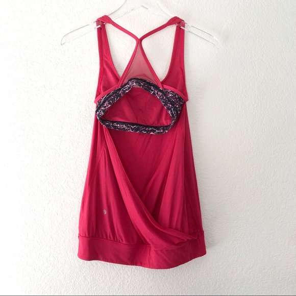 Lululemon Minimalist Tank Top Mini Ripple Boom Juice Multi Pink - Picture 4 of 10